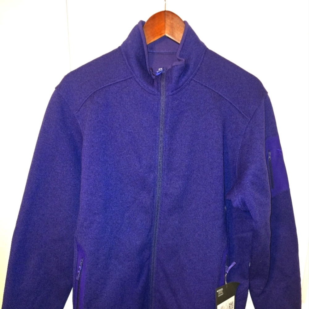 arc'teryx covert cardigan - men's L soulsonic heather